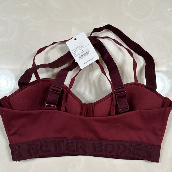 NEW Better Bodies Waverly Sports
Bra Sangria Red Size S B/C - Picture 2 of 3